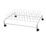 SuprimaÂ® Underbed Shoe Holder with Wheels - White
