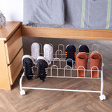 SuprimaÂ® Underbed Shoe Holder with Wheels - White