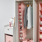 Hanging Shoe Shelves - TUSK® College Storage - Rose Quartz
