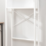 Yak About It® Dorm Hutch - Over the Fridge Organizer - White