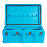 The Iron Brick® Trunk - STRONGEST College Trunk - Aqua (USA Made)