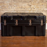 The Iron Brick® Trunk - STRONGEST College Trunk - Black (USA Made)