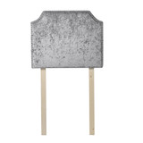 Bevel Tacked Plush Headboard - Velvet Crush Gray