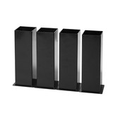 Carbon Steel Bed Risers - Black