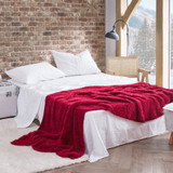 Cozy PotatoÂ® Crazy Messy Plush Twin XL Bed Blanket - Sun-Dried Tomato