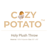 Cozy PotatoÂ® Holy Plush Twin XL Bed Blanket - Black