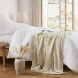 Terra Ã© Pais - Summer Throw Blanket - Sand