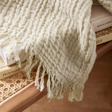 Terra Ã© Pais - Summer Throw Blanket - Sand