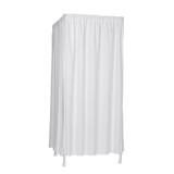 Don't Look At MeÂ® - Portable Changing Room Divider - White Frame