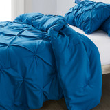 Pacific Blue Pin Tuck Twin XL Comforter