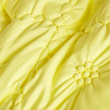 Farmhouse Morning Textured Bedding - Twin XL Comforter - Limelight Yellow