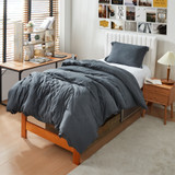 Natural LoftÂ® Twin XL Comforter - Faded Black