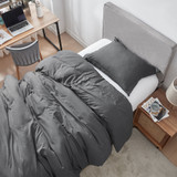 Natural LoftÂ® Twin XL Comforter - Charcoal