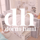 Crinkle Extended Dorm Sized Bed Skirt Panel with Ties - Rose Quartz (For raised or lofted beds)