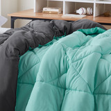 Yucca/Pewter Reversible Twin XL Comforter
