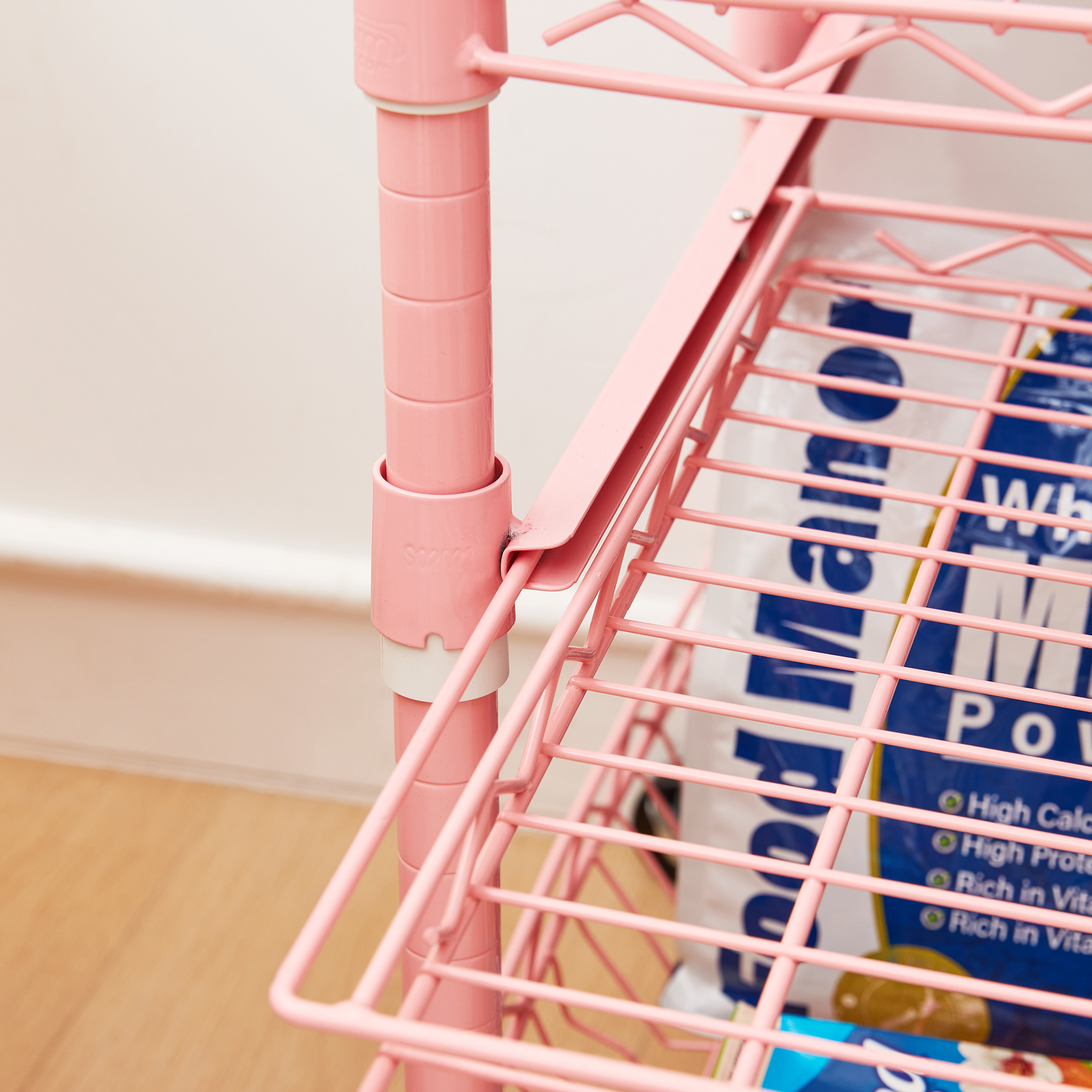 PORTABLE MINI SHELF ORGANIZER - PINK