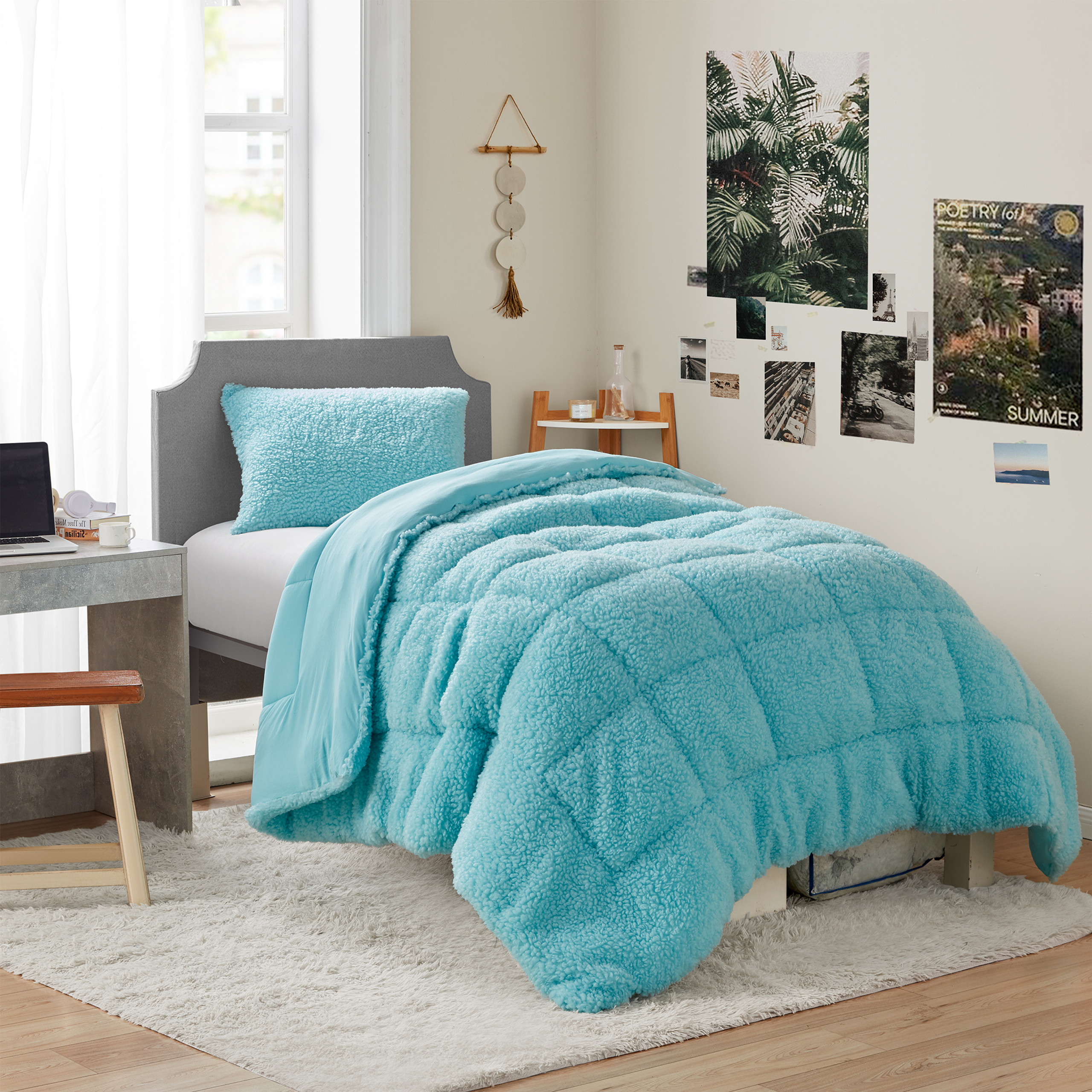 Lenora Jacquard - Clipped Cotton Oversized Twin Comforter