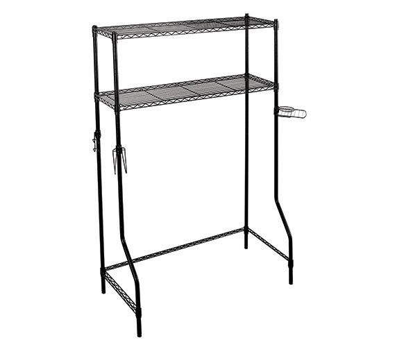 OVER THE BED SHELF SUPREME BLACK