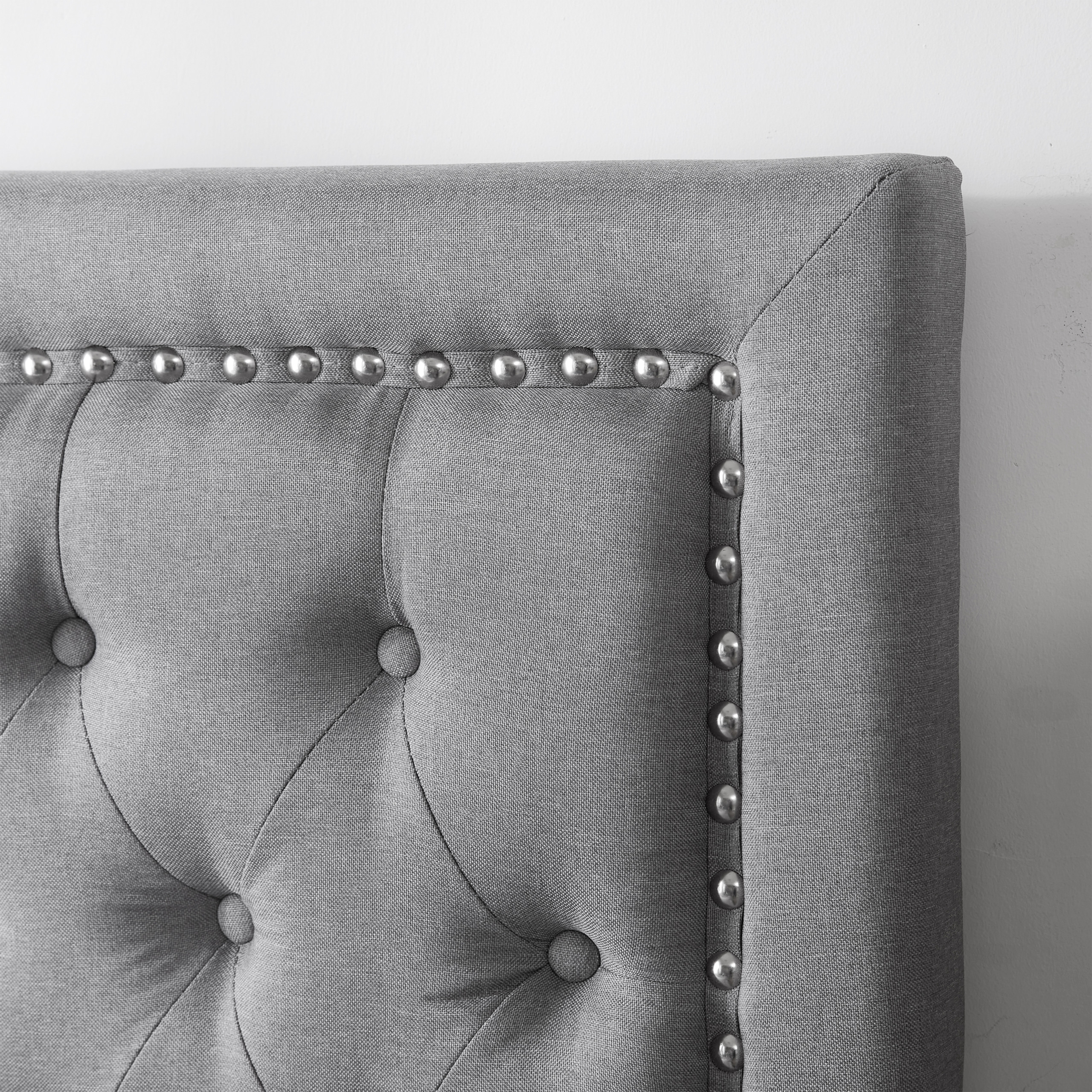 Tavira Allure College Dorm Headboard - Tufted Rivet - Thumbnail 3