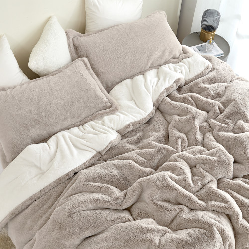 Chunky Bunny - Coma InducerÂ® Twin XL Comforter - Stone Taupe