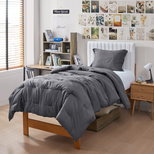 Bamboo Butter - Coma Inducer® Twin XL Cooling Comforter - Peppercorn Gray