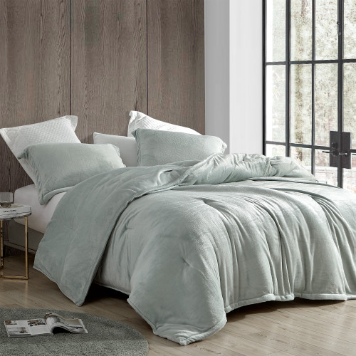 Touchy Feely - Coma InducerÂ® Twin XL Comforter - Mineral Gray