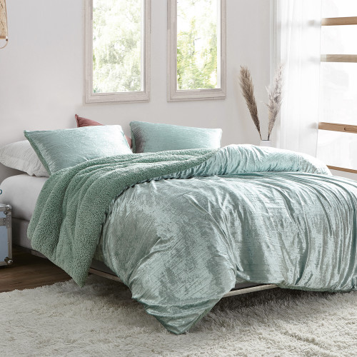 Velvet Crush - Coma Inducer® Twin XL Comforter - Crinkle Iced Green