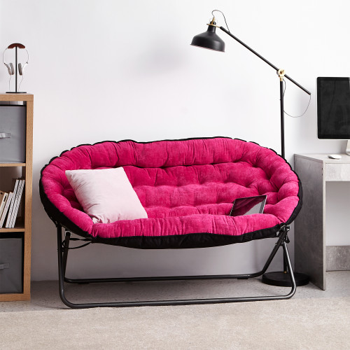 Papasan Dorm Sofa - Pink