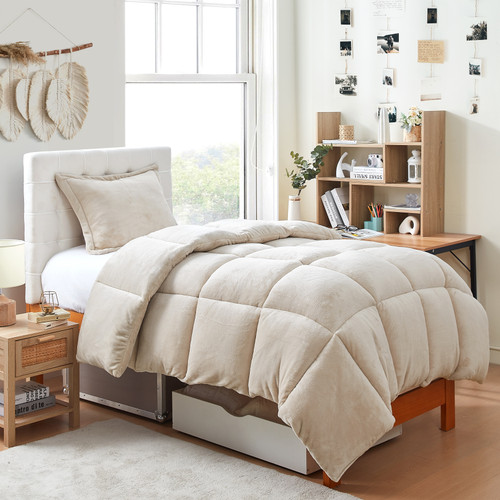 Thicker Than Thick - Coma InducerÂ® Twin XL Comforter - Down Alternative Ultra Plush Filling - Birch