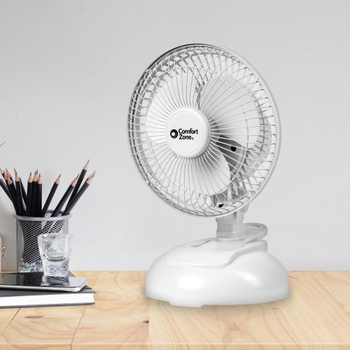 6" Desktop Fan (2-in-1 Desk/Clip Fan)