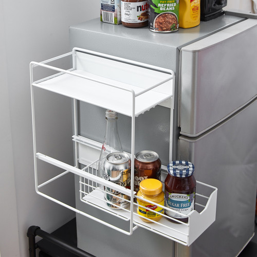 MAGNETIC FRIDGE SLIDING SHELF - WHITE