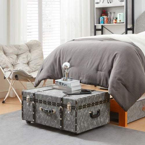 DESIGNER DORM TRUNK - JEANS BLACK