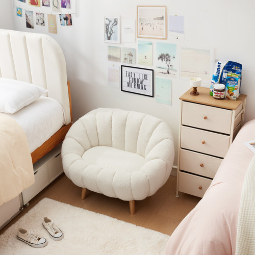 PUMPKIN SOFA - BOUCLE WHITE