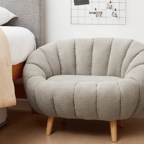 PUMPKIN SOFA - BOUCLE TAUPE