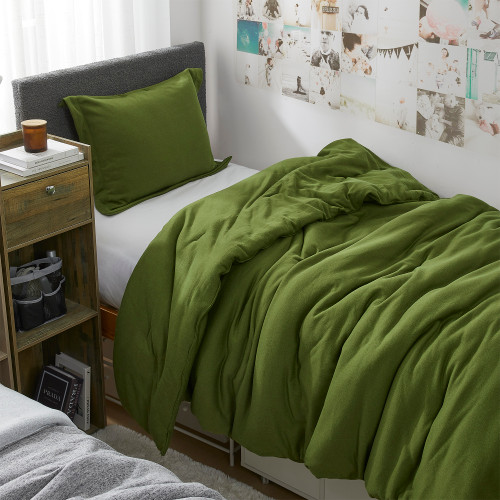 My Favorite Sweatshirt - Coma Inducer® Twin XL Comforter Set - Cedar Green