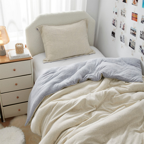 Hoodie Sleep - Coma Inducer® Twin XL Comforter Set - Creamy Taupe