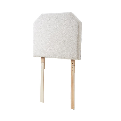 Tavira Allure® - Boucle Dorm Outlet Headboard with Legs - Taupe Cream