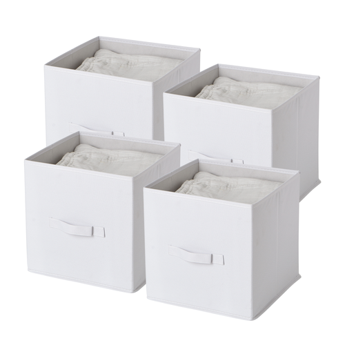 TUSK® Fold Up Cube 4-Pack - White