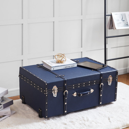 Texture® Brand Trunk - Navy Raised