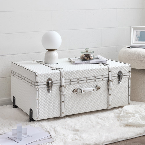 Texture® Brand Trunk - White Diamond