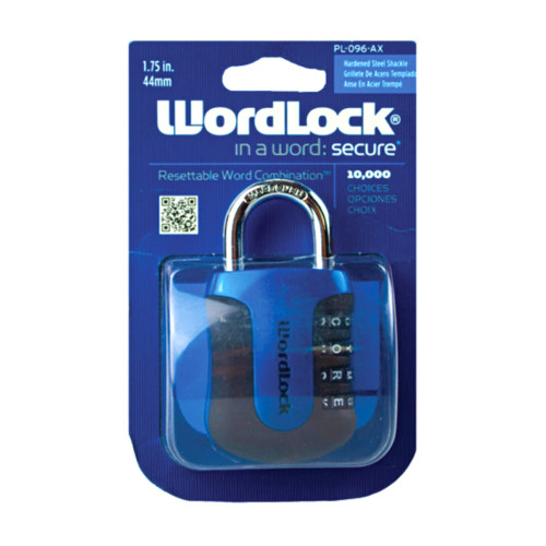 WordLock Resettable College Combo Lock (Assorted Color)