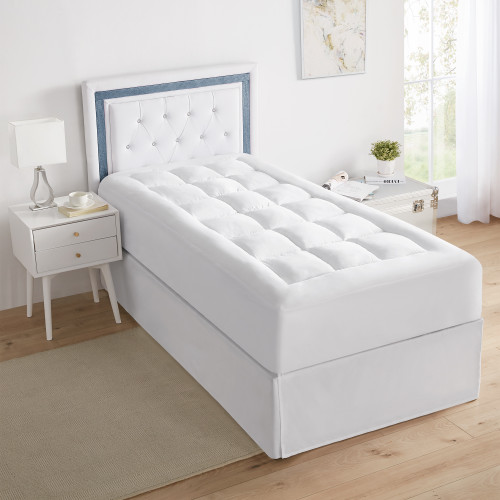 The Mega-Thick Mattress Pad Topper Pillow-Top - Twin XL