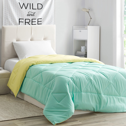 Yucca/Limelight Yellow Reversible Twin XL Comforter