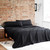 SnorzeÂ® Cloud Sheet Set - Coma InducerÂ® Ultra Cozy Bamboo - Twin XL in Black