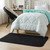 The Machine Washable Dorm Rug - Black