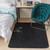 The Machine Washable Dorm Rug - Black