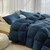 Dam Boi He Thick - Coma Inducer® Twin XL Comforter - Navy