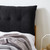 Rainha - Plush Tufted College Headboard - Black