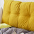 Rainha - Plush Tufted College Headboard - Sunshine Yellow