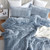 Cozy Peaks - Coma Inducer® Twin XL Comforter - Chevron Frosted Navy